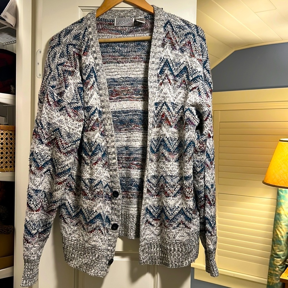 Method Vintage Unisex Grandpa Cardigan Sweater